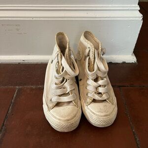 Converse Off-White High-Top Sneakers